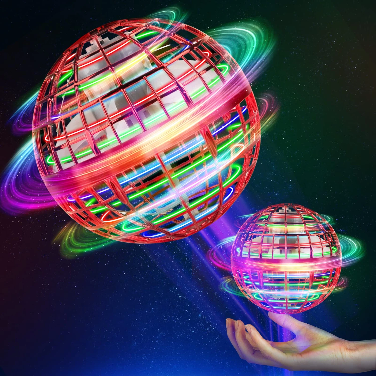 Fly Boomerang Mini Drone For Kids 360° Rotating Hand Controlled Flying Space Ball For Boys Girls Christmas Gift 3 Fly Boomerang Mini Drone For Kids 360° Rotating Hand Controlled Flying Space Ball For Boys Girls Christmas Gift - Image 3