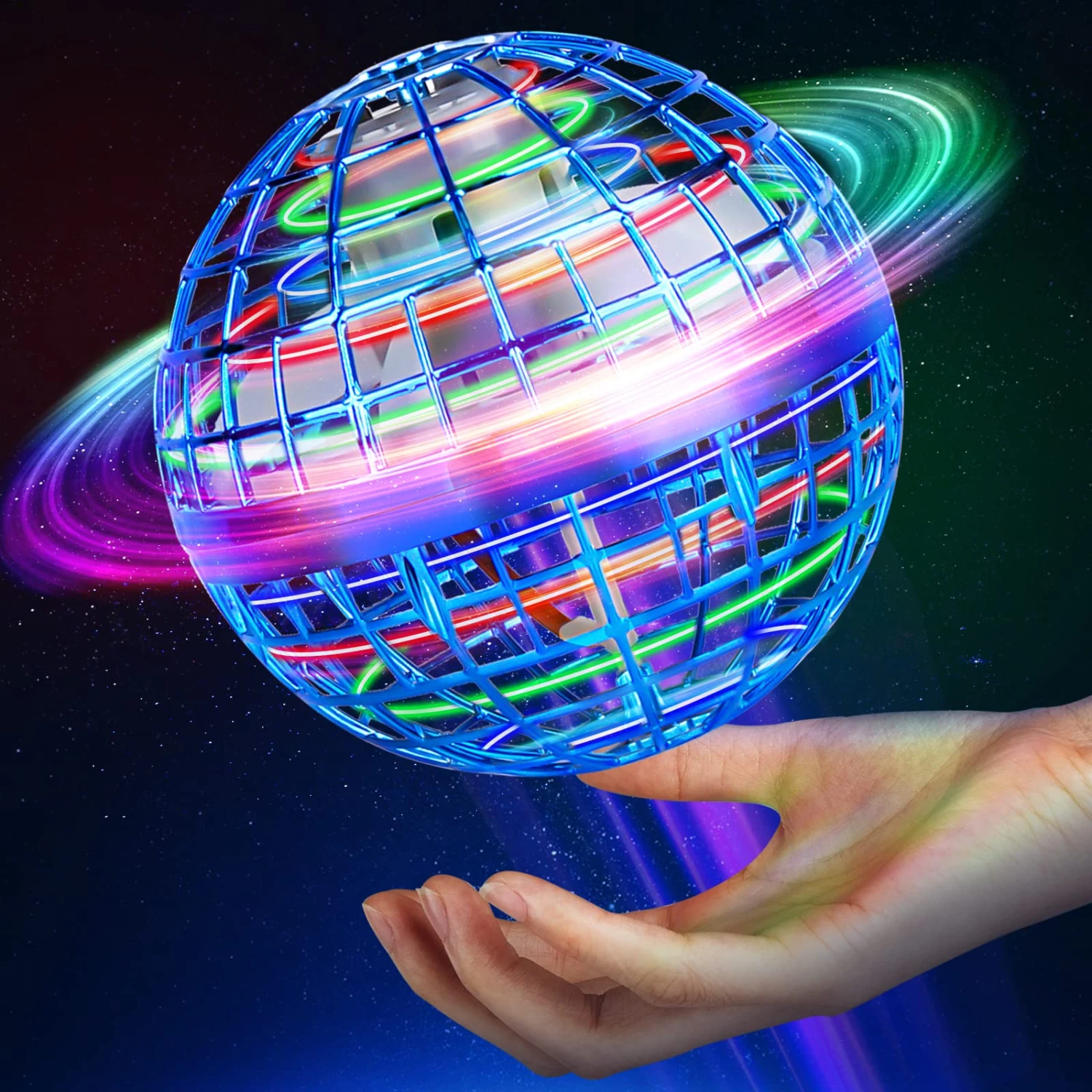 Fly Boomerang Mini Drone For Kids 360° Rotating Hand Controlled Flying Space Ball For Boys Girls Christmas Gift 2 Fly Boomerang Mini Drone For Kids 360° Rotating Hand Controlled Flying Space Ball For Boys Girls Christmas Gift - Image 2