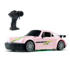 1/20 RC Drift Car 2.4G Full Scale Stunt Car 4WD Electric RC Racing Car With Lights -Children Toys Sale SKU 03 Pink