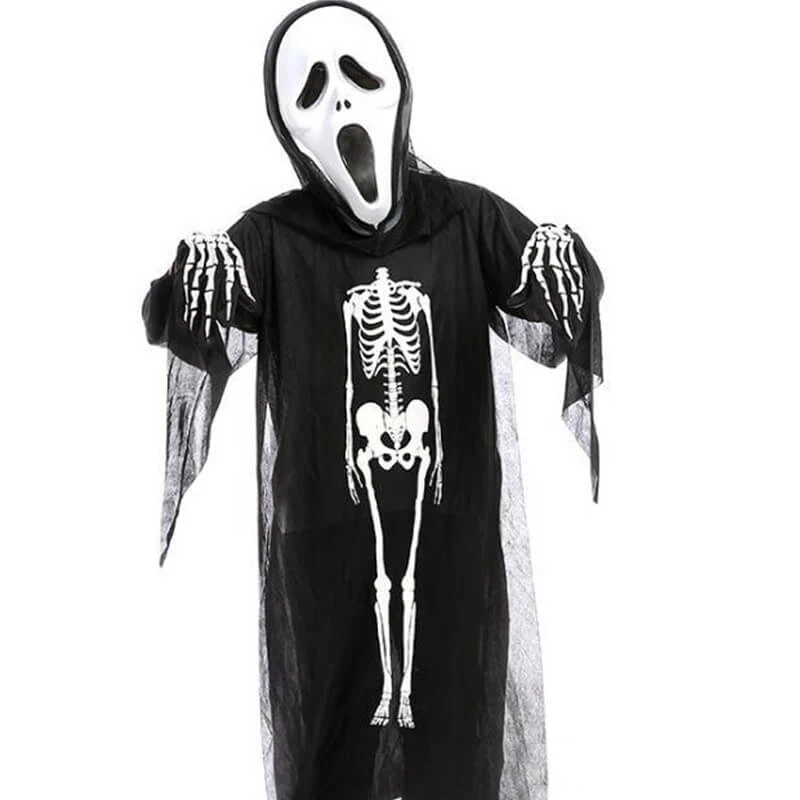 Kids Scary Halloween Costume Zombie Skeleton Cosplay Jumpsuit For Boys Girls 1 Kids Scary Halloween Costume Zombie Skeleton Cosplay Jumpsuit For Boys Girls