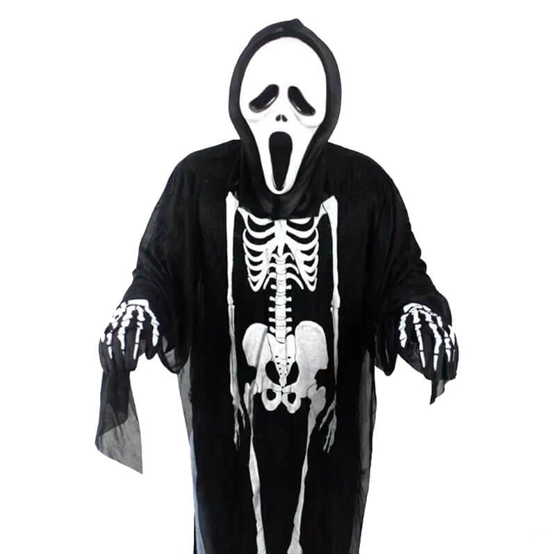 Kids Scary Halloween Costume Zombie Skeleton Cosplay Jumpsuit For Boys Girls 2 Kids Scary Halloween Costume Zombie Skeleton Cosplay Jumpsuit For Boys Girls - Image 2
