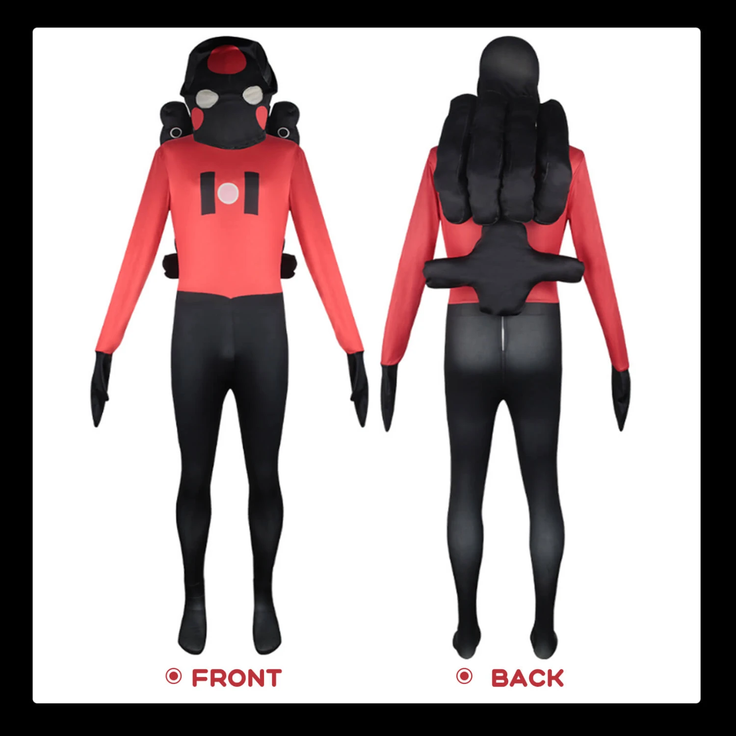 Skibidi Toilet Costume Titan Speakerman Jumpsuit And Helmet Suit Halloween Cosplay Outfit 2 Skibidi Toilet Costume Titan Speakerman Jumpsuit And Helmet Suit Halloween Cosplay Outfit - Image 2