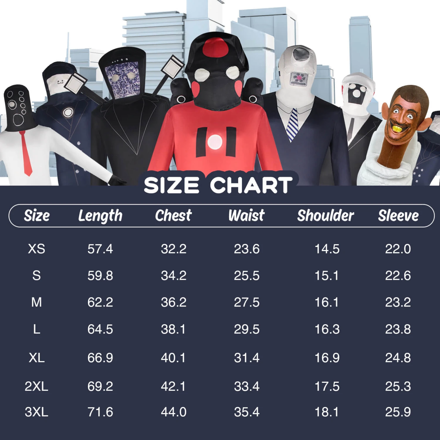 Skibidi Toilet Costume Titan Speakerman Jumpsuit And Helmet Suit Halloween Cosplay Outfit 10 Skibidi Toilet Costume Titan Speakerman Jumpsuit And Helmet Suit Halloween Cosplay Outfit - Image 10