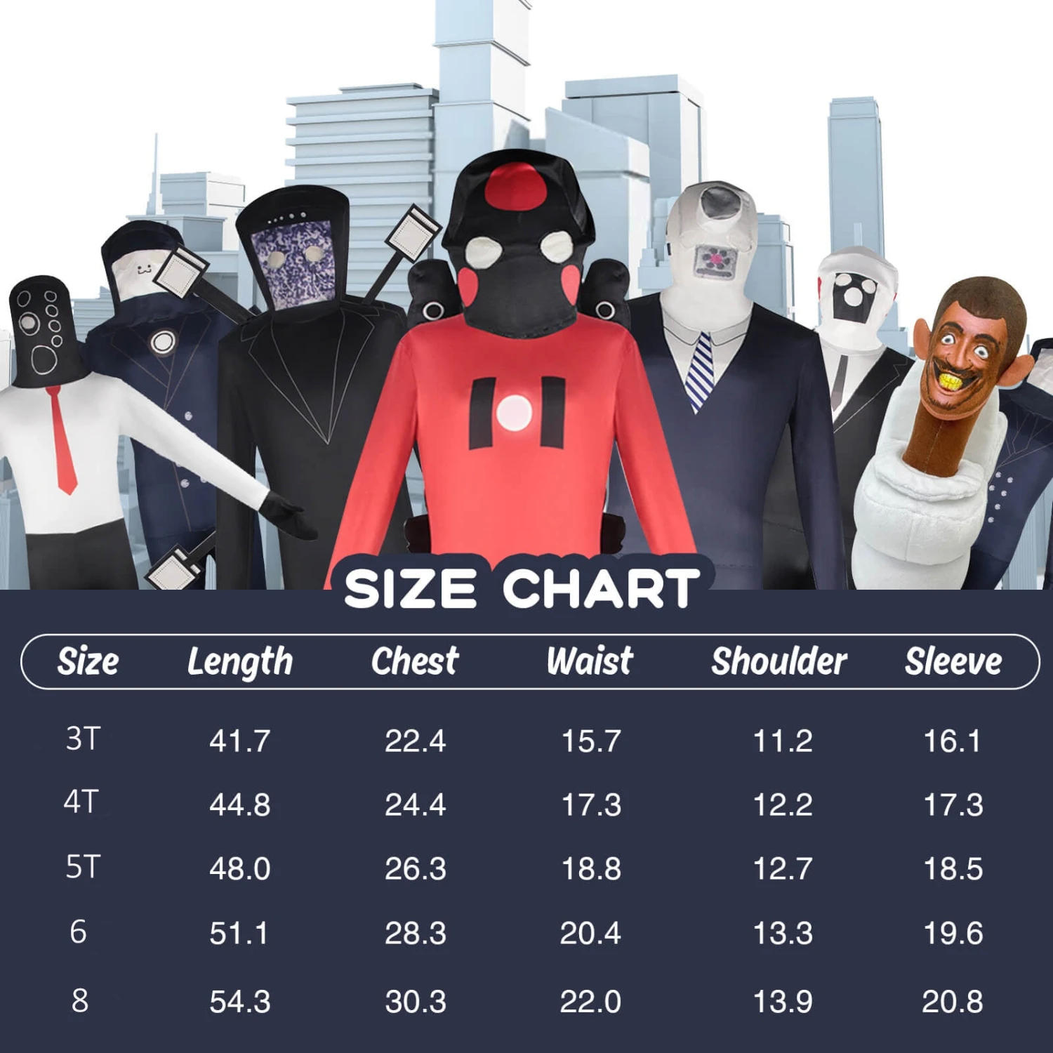 Skibidi Toilet Costume Titan Speakerman Jumpsuit And Helmet Suit Halloween Cosplay Outfit 9 Skibidi Toilet Costume Titan Speakerman Jumpsuit And Helmet Suit Halloween Cosplay Outfit - Image 9