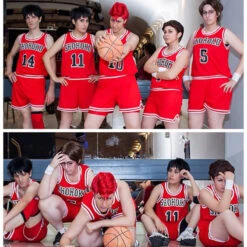 Slam Dunk Shohoku High School Kids Adult Costume Basketball Jersey Uniform