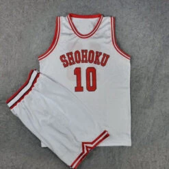 Slam Dunk Shohoku High School Kids Adult Costume Basketball Jersey Uniform -Children Toys Sale Slam Dunk Shohoku High School Hanamichi Sakuragi Costume Basketball Jersey Sets 2