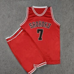 Slam Dunk Shohoku High School Kids Adult Costume Basketball Jersey Uniform -Children Toys Sale Slam Dunk Shohoku High School Hanamichi Sakuragi Costume Basketball Jersey Sets 4