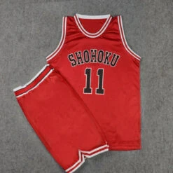 Slam Dunk Shohoku High School Kids Adult Costume Basketball Jersey Uniform -Children Toys Sale Slam Dunk Shohoku High School Hanamichi Sakuragi Costume Basketball Jersey Sets 7