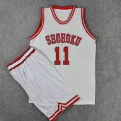 Slam Dunk Shohoku High School Kids Adult Costume Basketball Jersey Uniform -Children Toys Sale Slam Dunk Shohoku High School Hanamichi Sakuragi Costume Basketball Jersey Sets 8