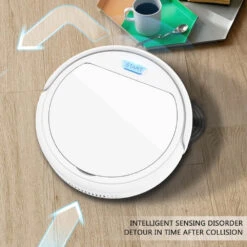 Smart Robotic Vacuum Cleaner Automatic 3-in-1 Robot Sweeper Home Floor Sweeping Machine White -Children Toys Sale SmartRoboticVacuumCleaner 2