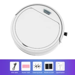 Smart Robotic Vacuum Cleaner Automatic 3-in-1 Robot Sweeper Home Floor Sweeping Machine White -Children Toys Sale SmartRoboticVacuumCleaner 7