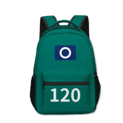 Game 2 Backpack Players Cosplay Bag Students Schoolbag Travel Bags -Children Toys Sale Squid Game Backpack 2