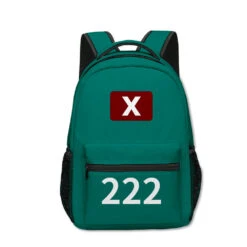 Game 2 Backpack Players Cosplay Bag Students Schoolbag Travel Bags -Children Toys Sale Squid Game Backpack 5