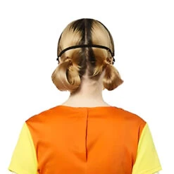 Young-hee The Doll Costume Red Light Green Light Robot Cosplay Dress And Mask 19 Young-hee The Doll Costume Red Light Green Light Robot Cosplay Dress And Mask -Children Toys Sale Squid Game Doll Costume