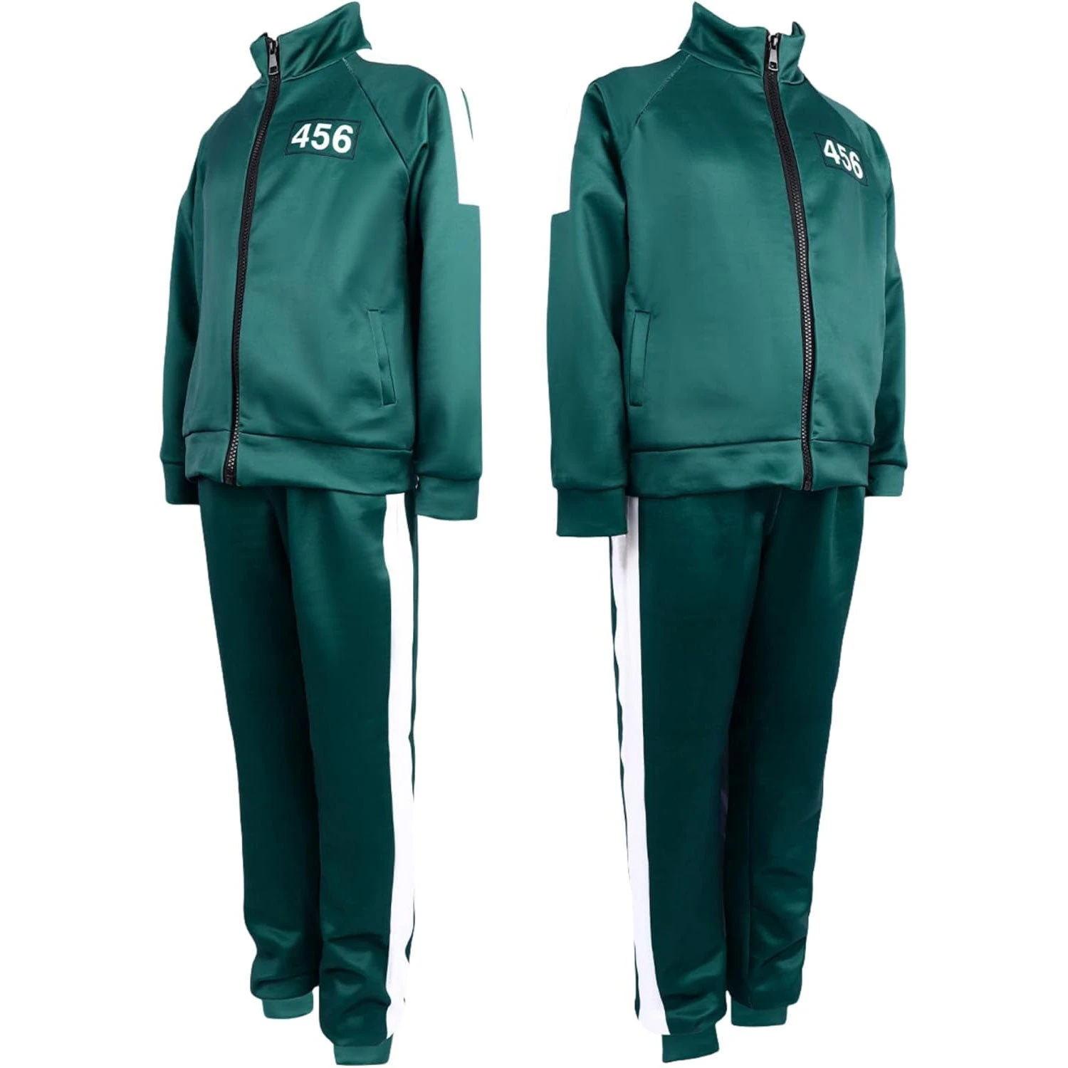 Adult Player Tracksuit Costume Set Game 2 Cosplay Green Jacket And Pants 9 Adult Player Tracksuit Costume Set Game 2 Cosplay Green Jacket And Pants - Image 9