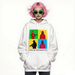 Women Game Player Costume Casual Oversized Fashion Hoodie For Adult