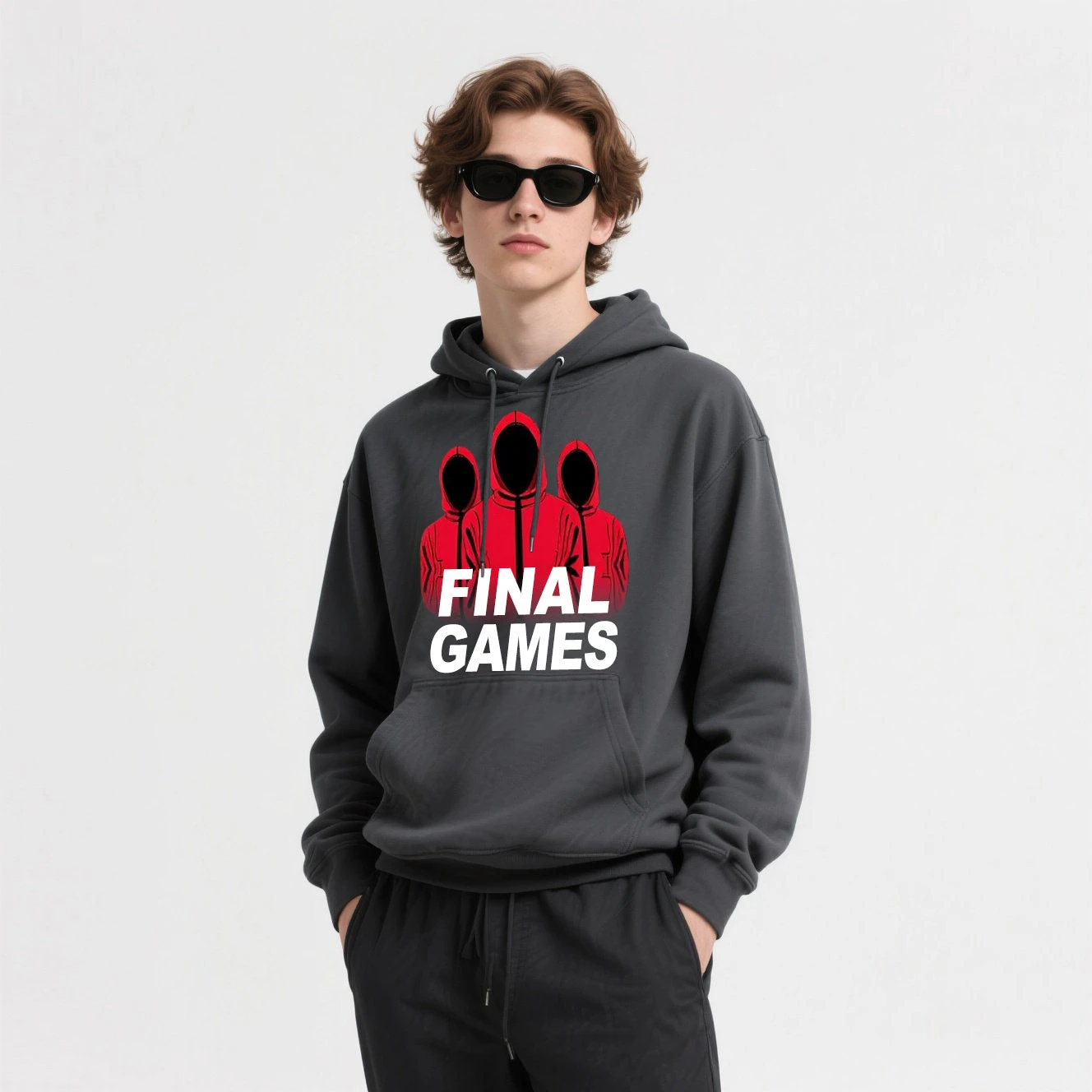 Guard Sweatshirt Final Game Iconic Red Guard Print Pullover For Men Women 3 Guard Sweatshirt Final Game Iconic Red Guard Print Pullover For Men Women - Image 3