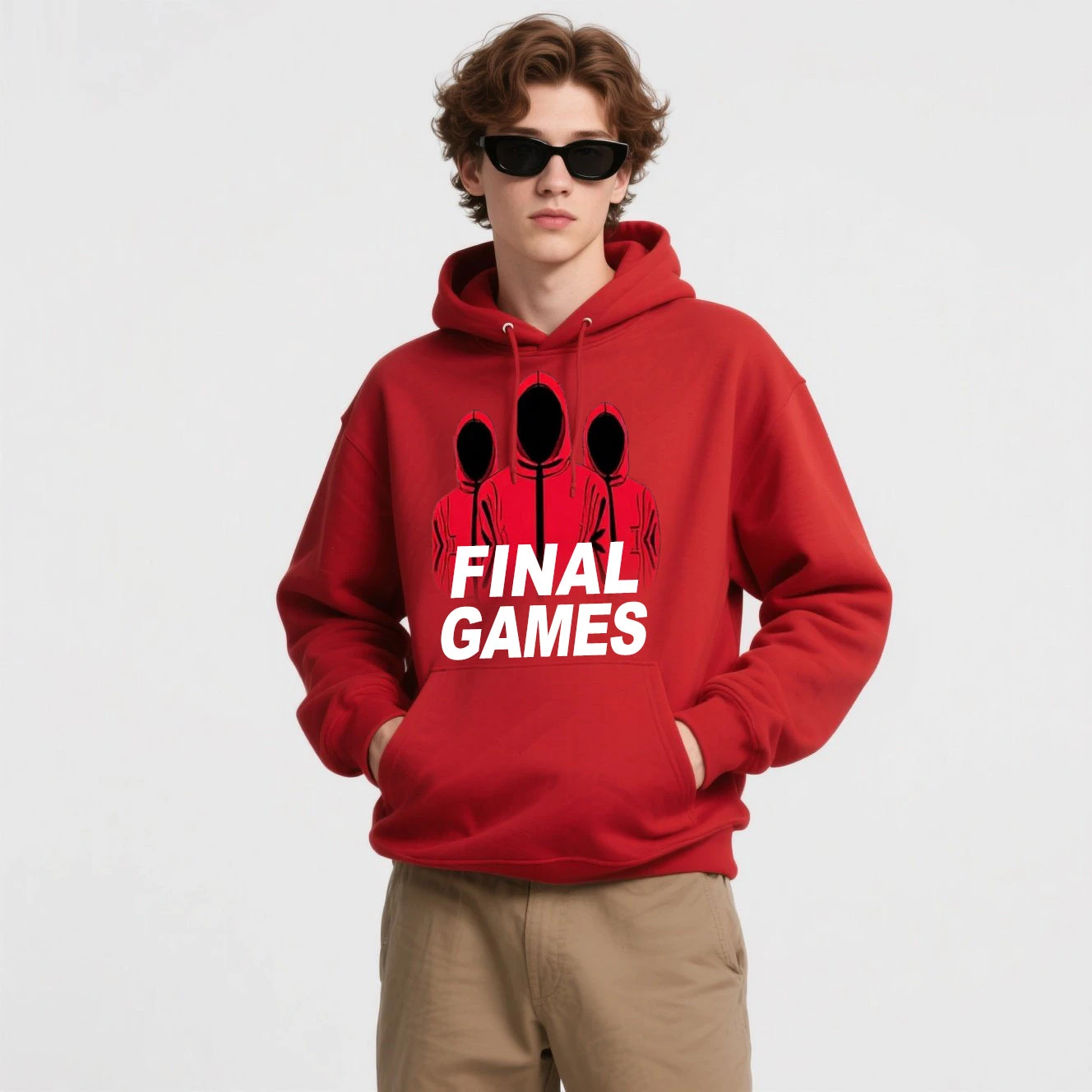 Guard Sweatshirt Final Game Iconic Red Guard Print Pullover For Men Women 4 Guard Sweatshirt Final Game Iconic Red Guard Print Pullover For Men Women - Image 4