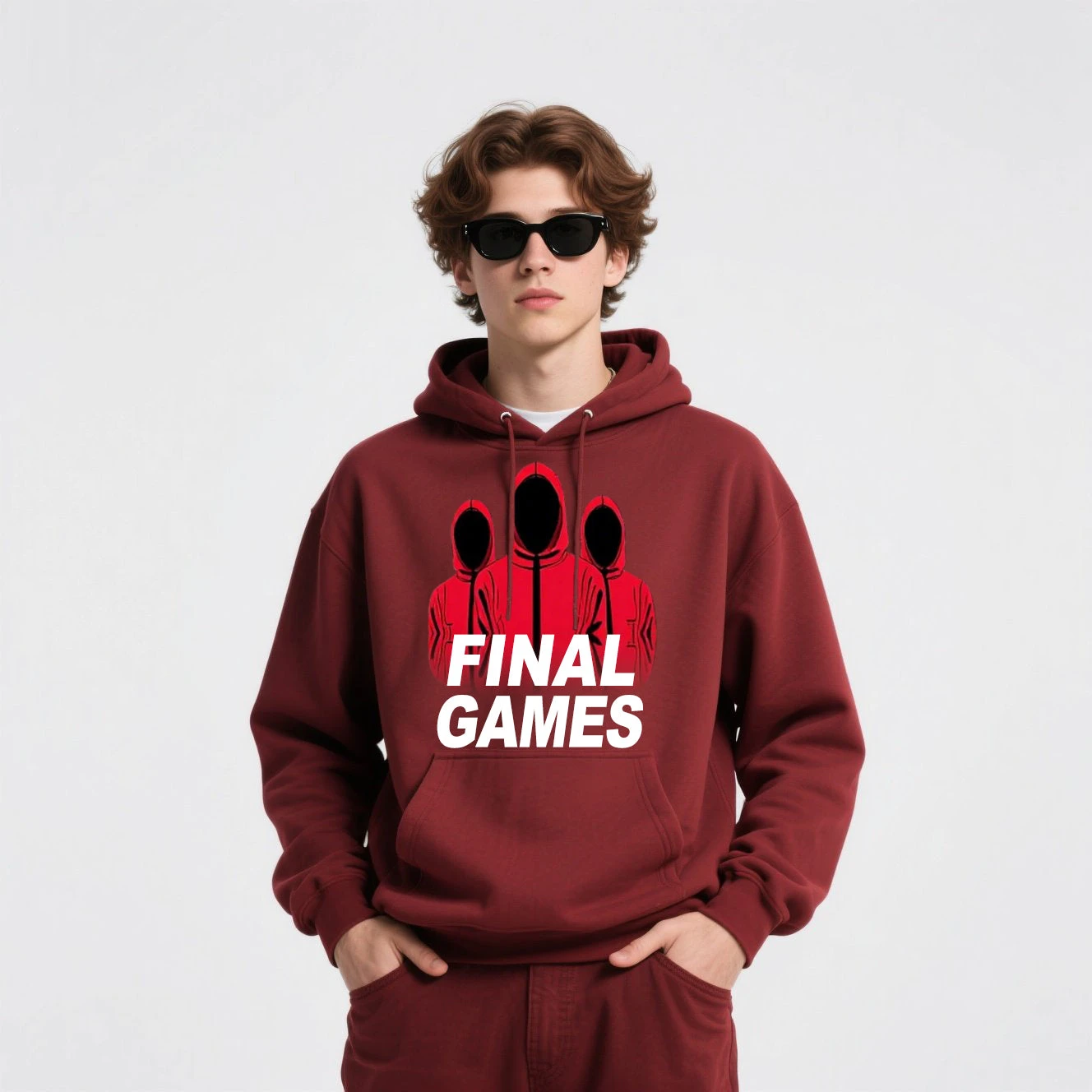 Guard Sweatshirt Final Game Iconic Red Guard Print Pullover For Men Women 7 Guard Sweatshirt Final Game Iconic Red Guard Print Pullover For Men Women - Image 7