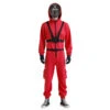 Red Guard Costume Unisex Game 2 Cosplay Outfit With Mask For Cosplay