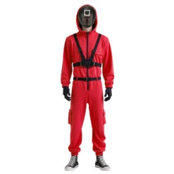 Red Guard Costume Unisex Game 2 Cosplay Outfit With Mask For Cosplay 11 Red Guard Costume Unisex Game 2 Cosplay Outfit With Mask For Cosplay -Children Toys Sale Squid game guard costume 4 dba1d48c 206a 4b56 abec e1b3862d6bc3