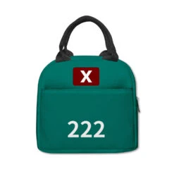 Game 2 Lunch Bag Cosplay Player's Reusable Lunchbox -Children Toys Sale Squid Game Lunch Bag Cosplay Players Reusable Lunchbox 6