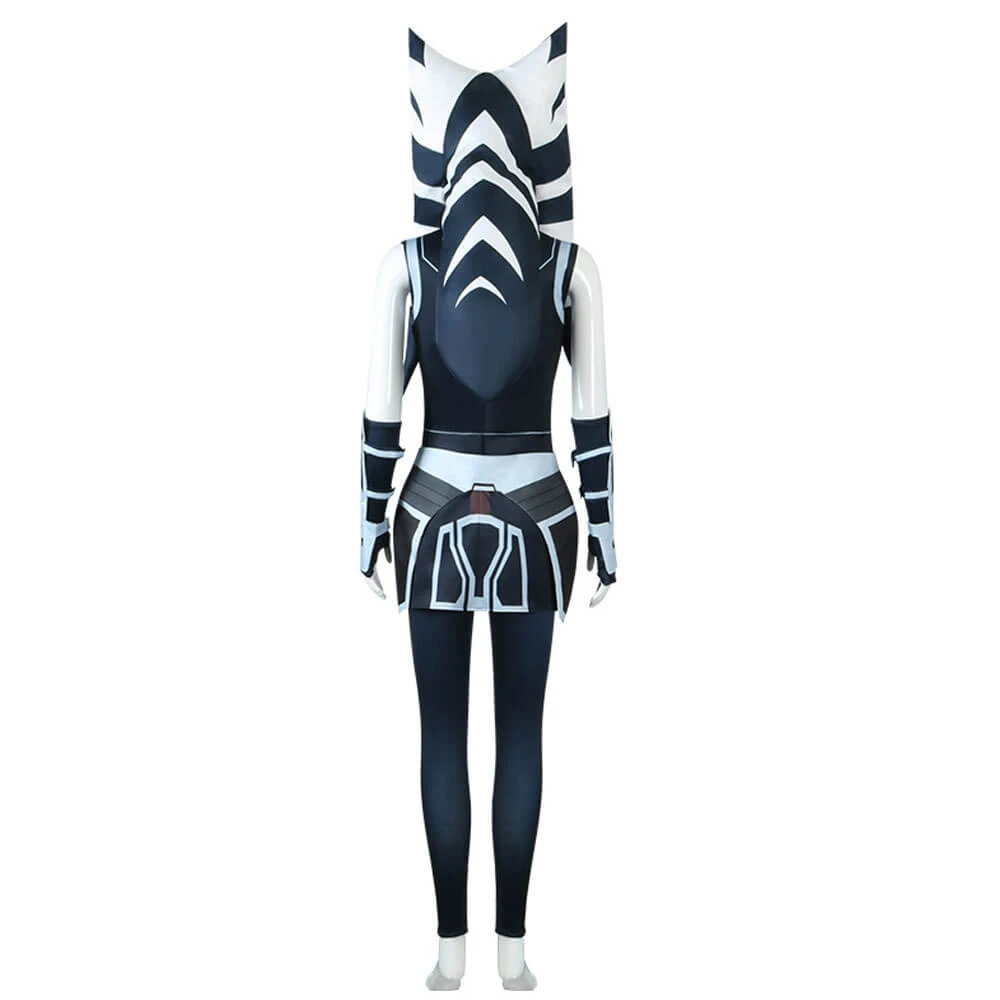 Ahsoka Tano Costume Ahsoka Uniform Accessories Full Set For Halloween Dress Up 4 Ahsoka Tano Costume Ahsoka Uniform Accessories Full Set For Halloween Dress Up - Image 4