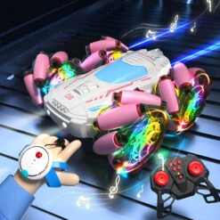 Gesture Sensing RC Stunt Car Remote Control RC Drift Car W/ Music And LED Lights -Children Toys Sale StuntDriftCar Remote Watch 2