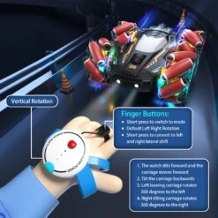 Gesture Sensing RC Stunt Car Remote Control RC Drift Car W/ Music And LED Lights -Children Toys Sale StuntDriftCar Remote Watch 7