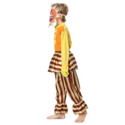 Sundrop/Moondrop Costume FNAF Tops Pants Skirt Mask 4pcs Suit For Boys Girls Halloween Cosplay -Children Toys Sale Sun 03