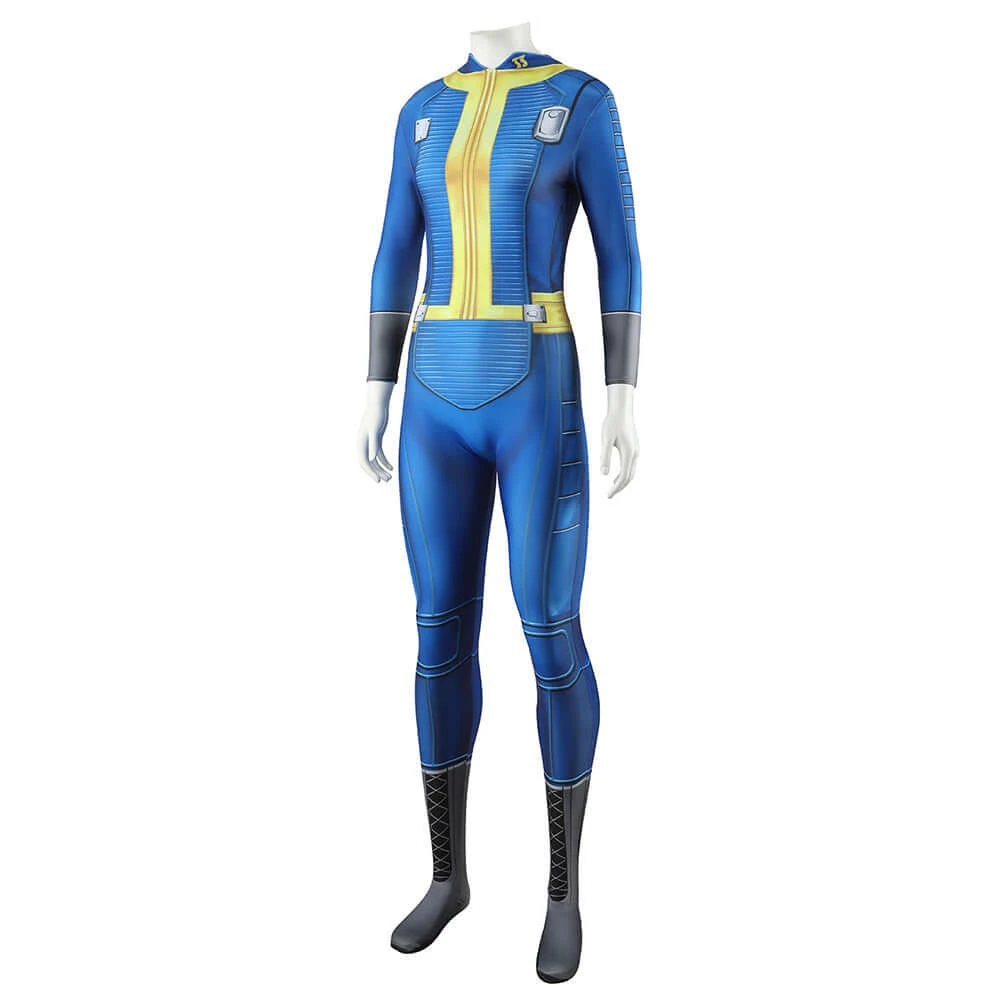 Vault 33 Jumpsuit Unisex Kids Adults Fallout Lucy Cosplay Costume 8 Vault 33 Jumpsuit Unisex Kids Adults Fallout Lucy Cosplay Costume - Image 8
