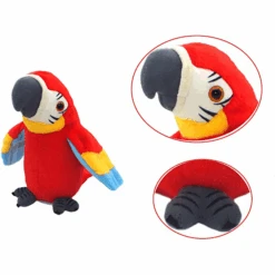 Newest Talking Parrot - Repeats What You Say With Cute Voice, Electronic Pet Plush Talking Animal Toy For Child Kids Gift Party Toys 12 Newest Talking Parrot - Repeats What You Say With Cute Voice, Electronic Pet Plush Talking Animal Toy For Child Kids Gift Party Toys -Children Toys Sale TalkingAnimalTalkingParrot 2
