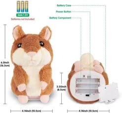 Talking Hamster Falante Mouse Pet Plush Toy Cute Talking Sound Record Educational Stuffed Doll -Children Toys Sale TalkingHamster 5