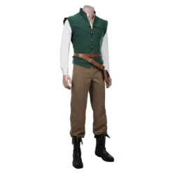 Flynn Rider Costume Vest Shirt Outfits Halloween Carnival Theme Party Cosplay -Children Toys Sale Tangled Flynn Rider Costume 1