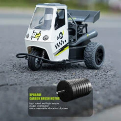 1/16 RC Trike X-Rider Flamingo 2.4Ghz Three-Wheel Car Spray Simulation RC Car 11 1/16 RC Trike X-Rider Flamingo 2.4Ghz Three-Wheel Car Spray Simulation RC Car -Children Toys Sale Three Wheel Spray Simulation RC Car 10