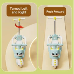 Toddler 3 IN 1 Ride On Car Cartoon Push Car 360° Safe Protection Ride On Toy -Children Toys Sale Toddler 3 IN 1 Ride on Car 8 1