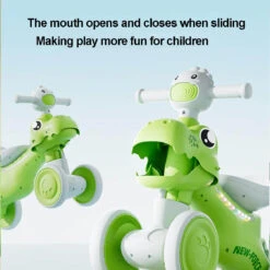 Balance Bike Toddler 4 Wheels Dinosaur Bike Cute Ride On Toys With Light And Music 13 Balance Bike Toddler 4 Wheels Dinosaur Bike Cute Ride On Toys With Light And Music -Children Toys Sale Toddler Balance Bike 1
