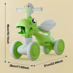 Balance Bike Toddler 4 Wheels Dinosaur Bike Cute Ride On Toys With Light And Music 19 Balance Bike Toddler 4 Wheels Dinosaur Bike Cute Ride On Toys With Light And Music -Children Toys Sale Toddler Balance Bike 3
