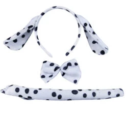 Toddler Dalmatian Costume Little Girls Dog Costume White Polka Dot Tutu Dress With Headband -Children Toys Sale Toddler Cruella Costume Dog 1