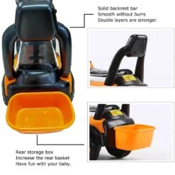 Kids Ride On Excavator Truck Toddler Ride-On-Car With Front Loader Digger -Children Toys Sale Toddler Ride On Excavator Truck 1