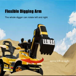 6V Kids Electric Excavator Ride-On Car Toys With Removable Push Handle & Light Music For Girls & Boys 13 6V Kids Electric Excavator Ride-On Car Toys With Removable Push Handle & Light Music For Girls & Boys -Children Toys Sale Toddler Ride On Excavator 3 2a85f9a4 e274 422e 941d 404ca72db507