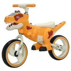 10 Inch Toddler Dinosaur Balance Bike With Adjustable Handlebars & Foot Rest | Toddler Bike | Extra Wide Wheels -Children Toys Sale Toddler Dinosaur Balance Bike with Adjustable Handlebars Foot Rest 1 1
