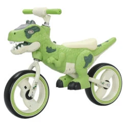 10 Inch Toddler Dinosaur Balance Bike With Adjustable Handlebars & Foot Rest | Toddler Bike | Extra Wide Wheels -Children Toys Sale Toddler Dinosaur Balance Bike with Adjustable Handlebars Foot Rest 2 1