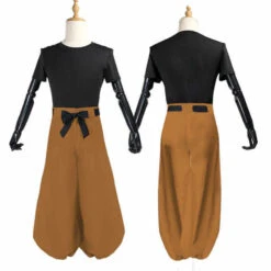 Adult Toji Fushiguro Cosplay Outfit Black JJK Costume Shirt Pants With Belt Cosplay Full Set -Children Toys Sale Toji Fushiguro Costume jujutsukaisen 3