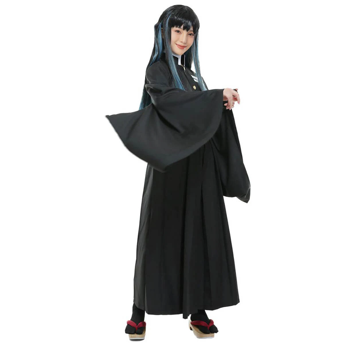 Tokitou Muichirou Cosplay Costume Kimono Outfit For Halloween Carnival 4 Tokitou Muichirou Cosplay Costume Kimono Outfit For Halloween Carnival - Image 4