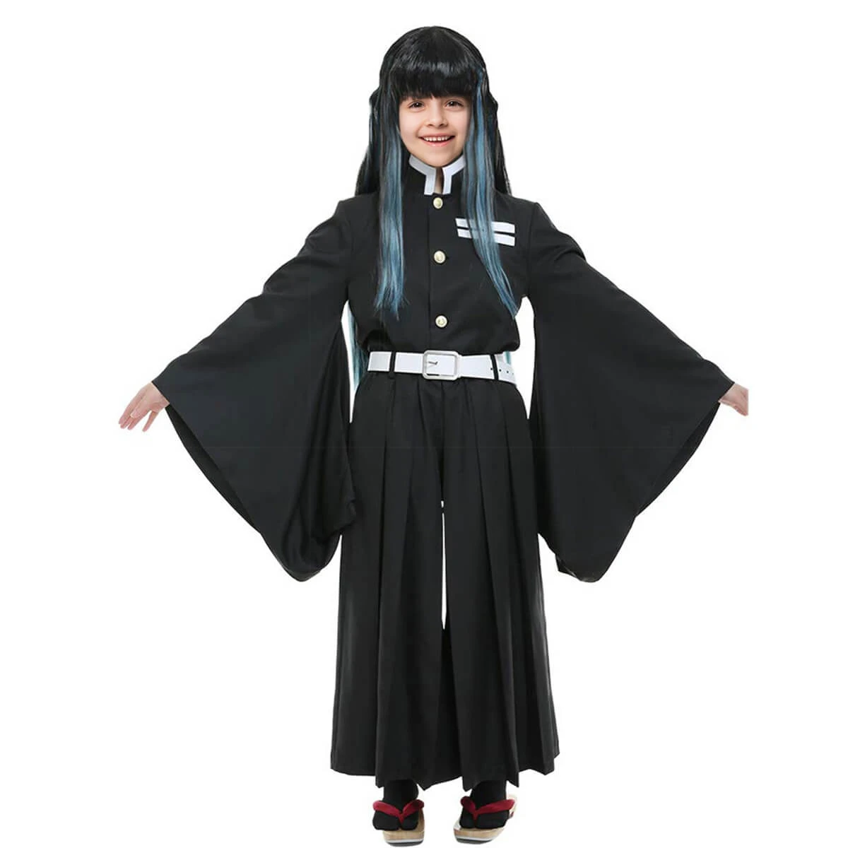 Tokitou Muichirou Cosplay Costume Kimono Outfit For Halloween Carnival 2 Tokitou Muichirou Cosplay Costume Kimono Outfit For Halloween Carnival - Image 2