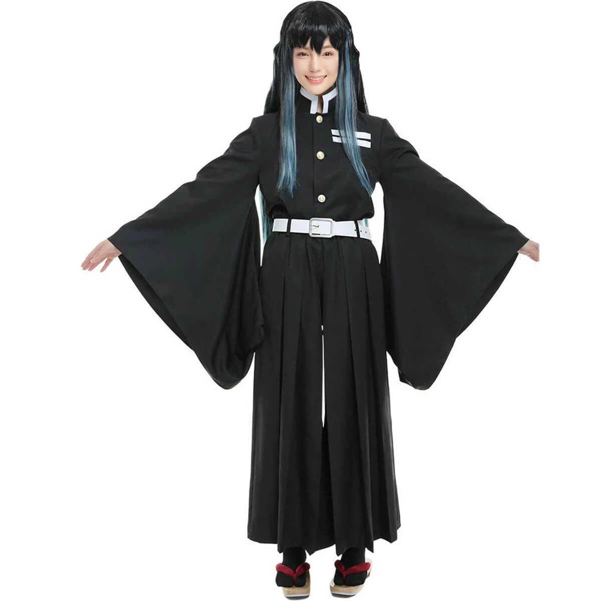 Tokitou Muichirou Cosplay Costume Kimono Outfit For Halloween Carnival 3 Tokitou Muichirou Cosplay Costume Kimono Outfit For Halloween Carnival - Image 3