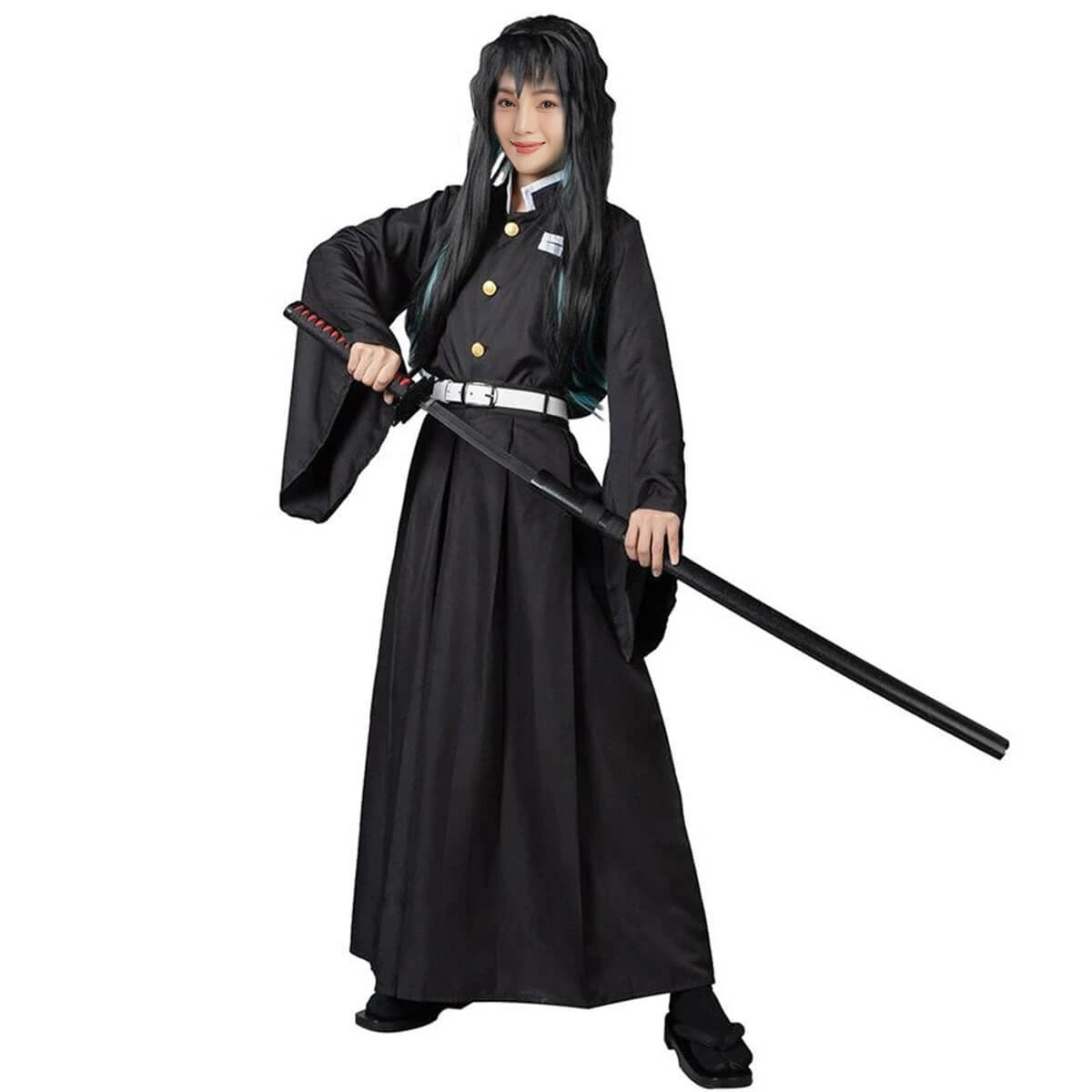 Tokitou Muichirou Cosplay Costume Kimono Outfit For Halloween Carnival 5 Tokitou Muichirou Cosplay Costume Kimono Outfit For Halloween Carnival - Image 5