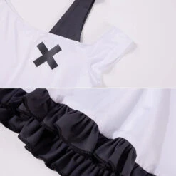 Vaggie Hazbin Hotel Costume Vaggie White Dress With Accessories 10 Vaggie Hazbin Hotel Costume Vaggie White Dress With Accessories -Children Toys Sale Vaggie Hazbin Hotel Costume 2 1