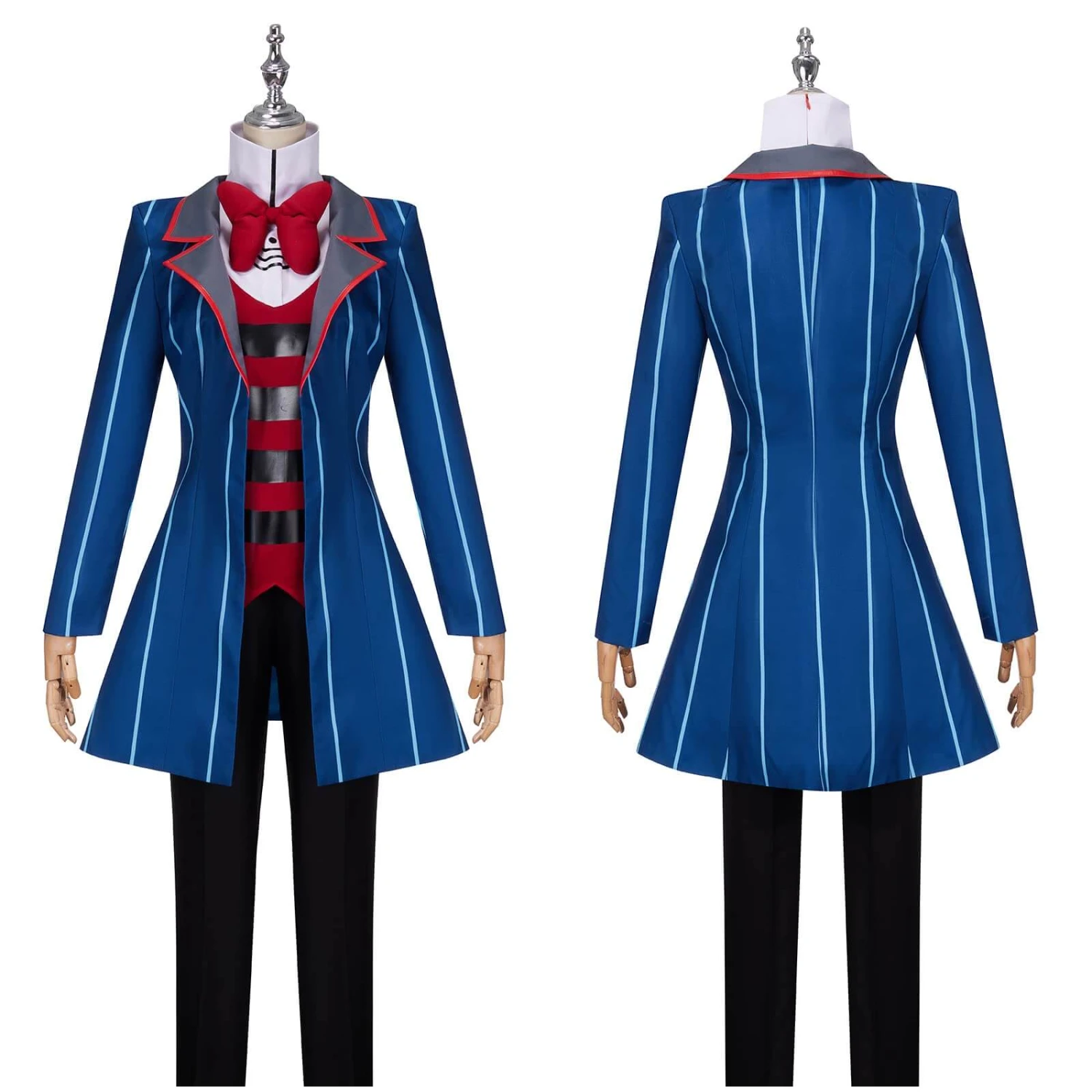 Adult Vox Costume Hazbin TV Demon Hotel Vox Cosplay Outfit Coat Pants And Accessories Full Set For Halloween 2 Adult Vox Costume Hazbin TV Demon Hotel Vox Cosplay Outfit Coat Pants And Accessories Full Set For Halloween - Image 2